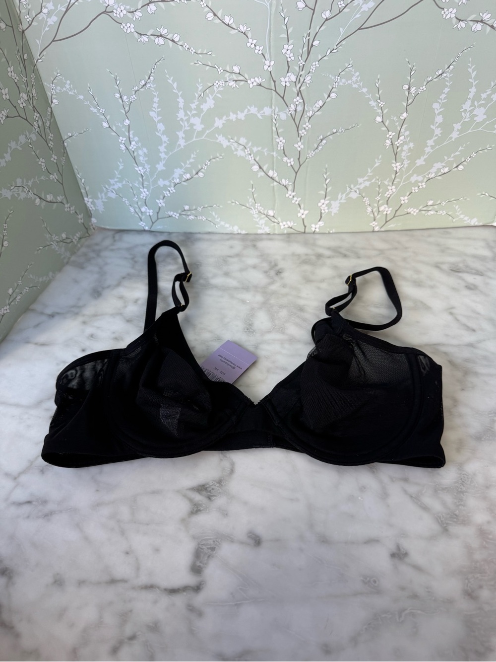 Hanky Panky Black Sheer Underwire Bra